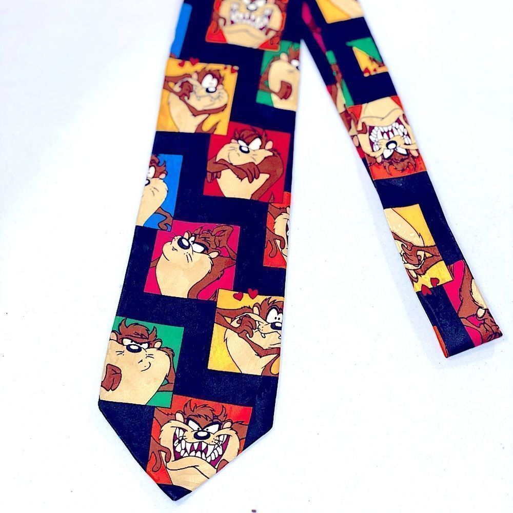 Looney Tunes Tasmanian Devil Neck Tie - Picture 7 of 9